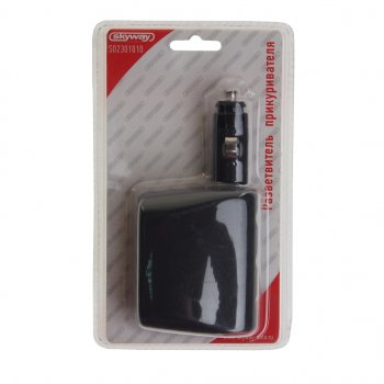 699 р. Разветвитель прикуривателя 2-х гнездовой 12V 1USB SKYWAY SKYWAY s02301010  с доставкой в г. Майкоп. Увеличить фотографию 1