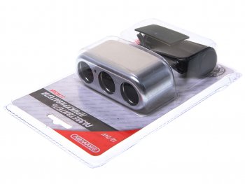 529 р. Разветвитель прикуривателя 3-х гнездовой 12V SKYWAY SKYWAY s02301025  с доставкой в г. Майкоп. Увеличить фотографию 2