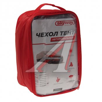 3 599 р. Тент на автомобиль (M) 430х165х119см SKYWAY SKYWAY s04401002  с доставкой в г. Майкоп. Увеличить фотографию 1