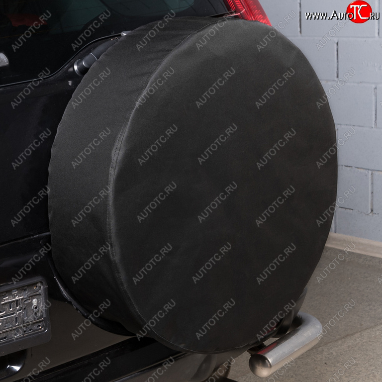 1 099 р. Чехол на запасное колесо R-16,17 d=77см оксфорд черный SKYWAY SKYWAY s06301064  с доставкой в г. Майкоп