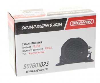 799 р. Сигнал звуковой 12-24V заднего хода SKYWAY SKYWAY s07601023  с доставкой в г. Майкоп. Увеличить фотографию 3