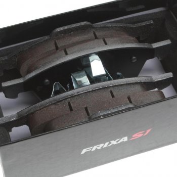4 199 р. Колодки тормозные передние (4шт.) HANKOOK FRIXA Mazda 3/Axela BP седан (2019-2025)  с доставкой в г. Майкоп. Увеличить фотографию 2