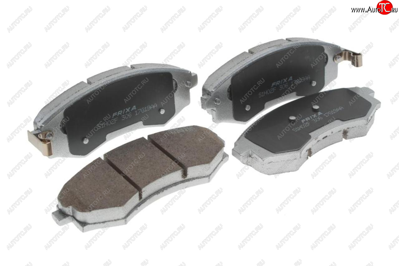 1 599 р. Колодки тормозные передние (4шт.) HANKOOK FRIXA Hyundai Elantra CN7 рестайлинг (2023-2025)  с доставкой в г. Майкоп