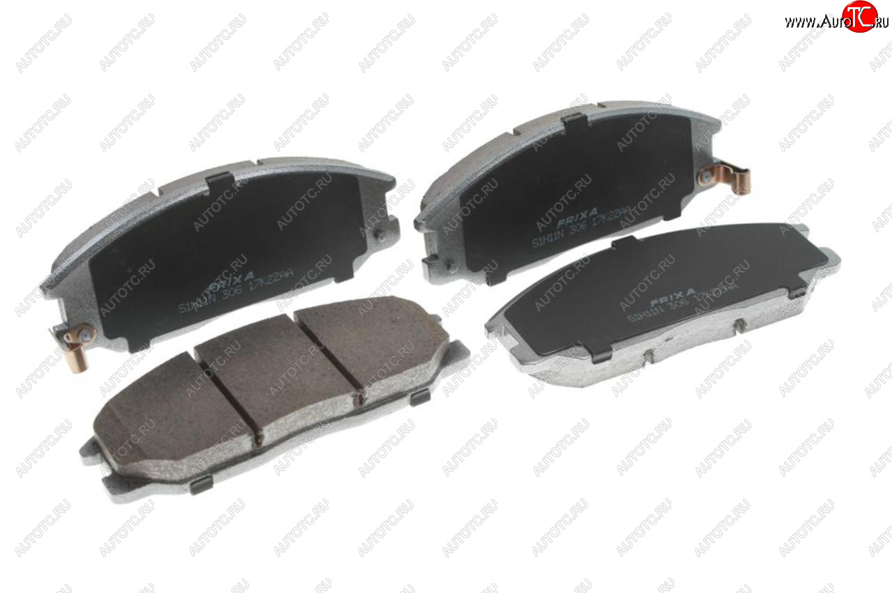 4 649 р. Колодки тормозные передние (4шт.) HANKOOK FRIXA Hyundai Santa Fe CM дорестайлинг (2006-2009)  с доставкой в г. Майкоп
