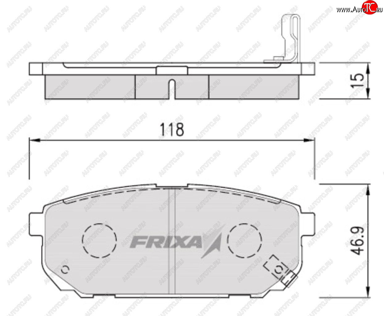 2 399 р. Колодки тормозные задние (4шт.) FRIXA KIA Sorento MQ4 (2020-2022)  с доставкой в г. Майкоп