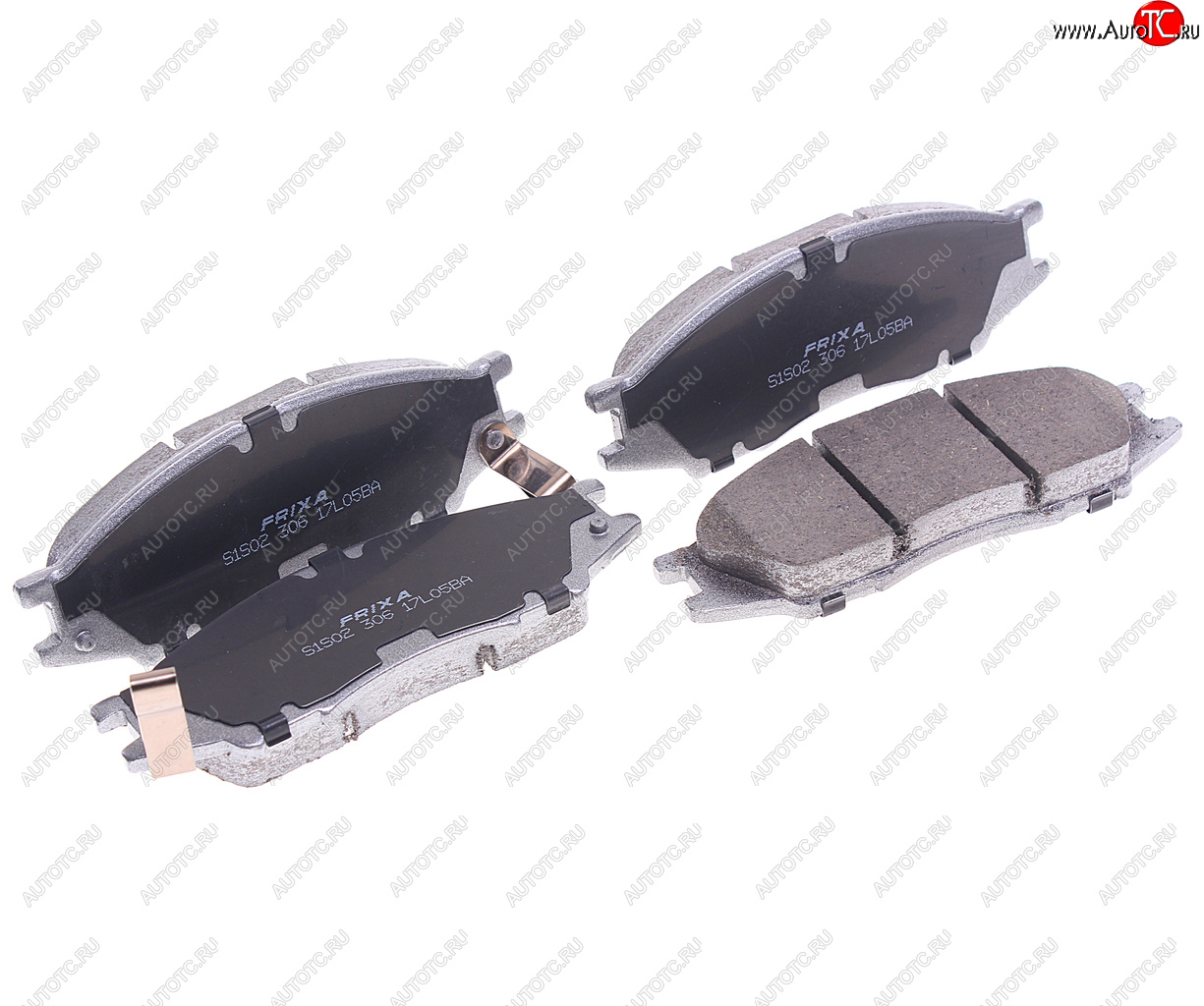2 599 р. Колодки тормозные R17 передние (4шт.) HANKOOK FRIXA Nissan Almera Classic седан B10 (2006-2013)  с доставкой в г. Майкоп