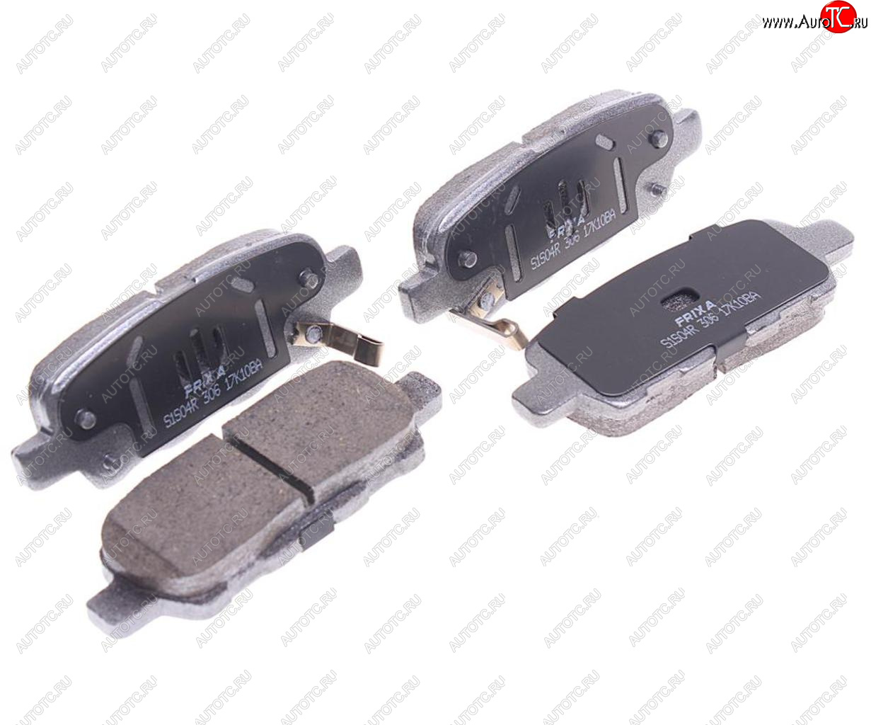 4 199 р. Колодки тормозные задние (4шт.) FRIXA Nissan X-trail 3 T32 рестайлинг (2017-2022)  с доставкой в г. Майкоп