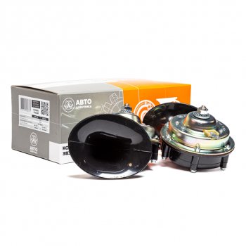 1 359 р. Сигнал звуковой ГАЗ-2410 комплект 12V (высокий+низкий) AVTOELECTRICA AVTOELECTRICA с302303д ae  с доставкой в г. Майкоп. Увеличить фотографию 1