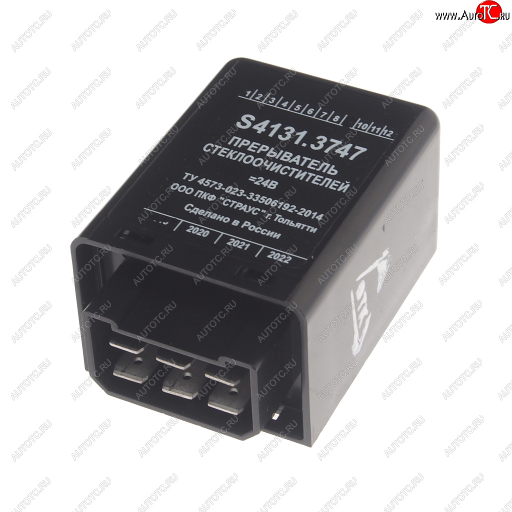1 739 р. Реле стеклоочистителя УРАЛ Next 24V СТРАУС СТРАУС ПКФ s4131.3747 (s4031.3747)  с доставкой в г. Майкоп