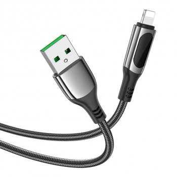 779 р. Кабель USB Type C-USB Type C 1.2м черный HOCO HOCO s51 black  с доставкой в г. Майкоп. Увеличить фотографию 3