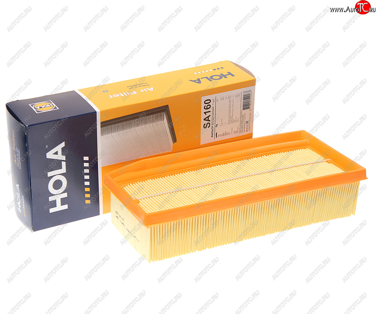 449 р. Фильтр воздушный ЛАДА Vesta,X-Ray RENAULT Duster (1.6) HOLA HOLA sa160  с доставкой в г. Майкоп
