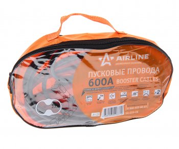 2 789 р. Провода для прикуривания 600А 5.0м AIRLINE AIRLINE sa-600-06  с доставкой в г. Майкоп. Увеличить фотографию 2