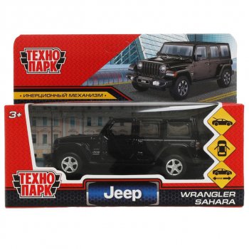 919 р. Модель автомобиля JEEP Sahara металлическая ТЕХНОПАРК ТЕХНОПАРК sahara 5d-12-bk  с доставкой в г. Майкоп. Увеличить фотографию 1