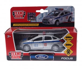 829 р. Модель автомобиля FORD Focus металлическая ТЕХНОПАРК ТЕХНОПАРК sb-16-45-t2-wb  с доставкой в г. Майкоп. Увеличить фотографию 2