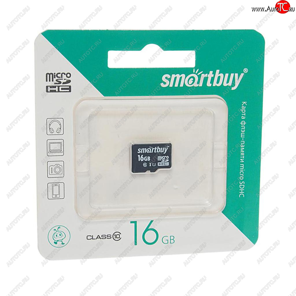 369 р. Карта памяти 16GB MicroSD class 10 SMART BUY SMART BUY sb16gbsdcl10-00  с доставкой в г. Майкоп