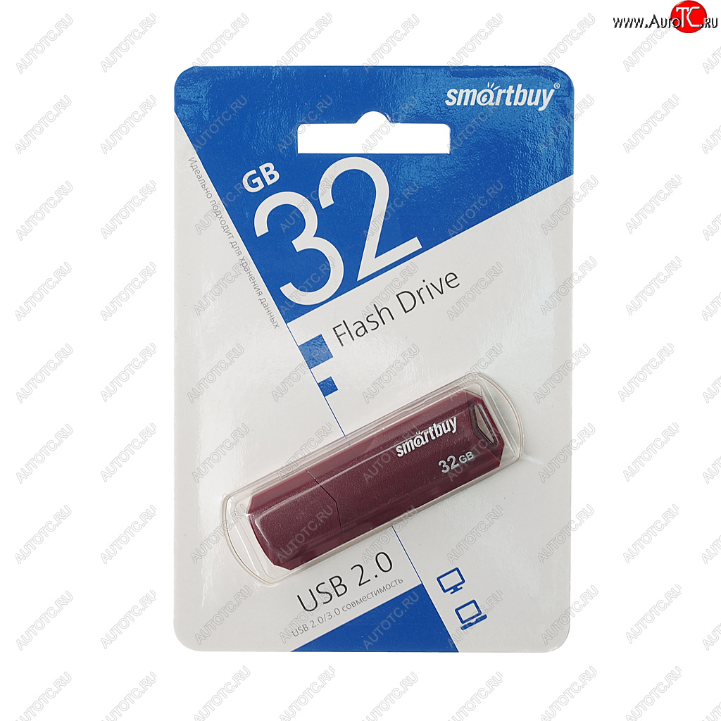 449 р. Карта памяти USB 32GB SMART BUY SMART BUY sb32gbclu-bg  с доставкой в г. Майкоп
