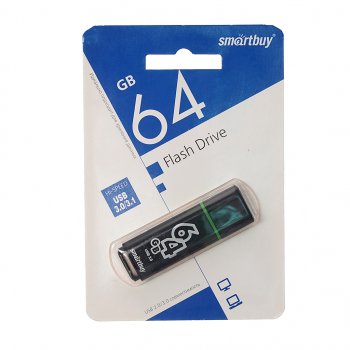 619 р. Карта памяти USB 64GB SMART BUY SMART BUY sb64gbgs-dg  с доставкой в г. Майкоп. Увеличить фотографию 1
