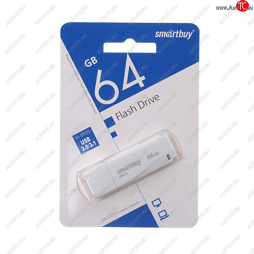 699 р. Карта памяти USB 64GB SMART BUY SMART BUY sb64gblm-w3 SMART BUY sb64gblm-w3  с доставкой в г. Майкоп