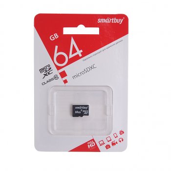 479 р. Карта памяти 64GB MicroSD class 10 SMART BUY SMART BUY sb64gbsdcl10-00le  с доставкой в г. Майкоп. Увеличить фотографию 1