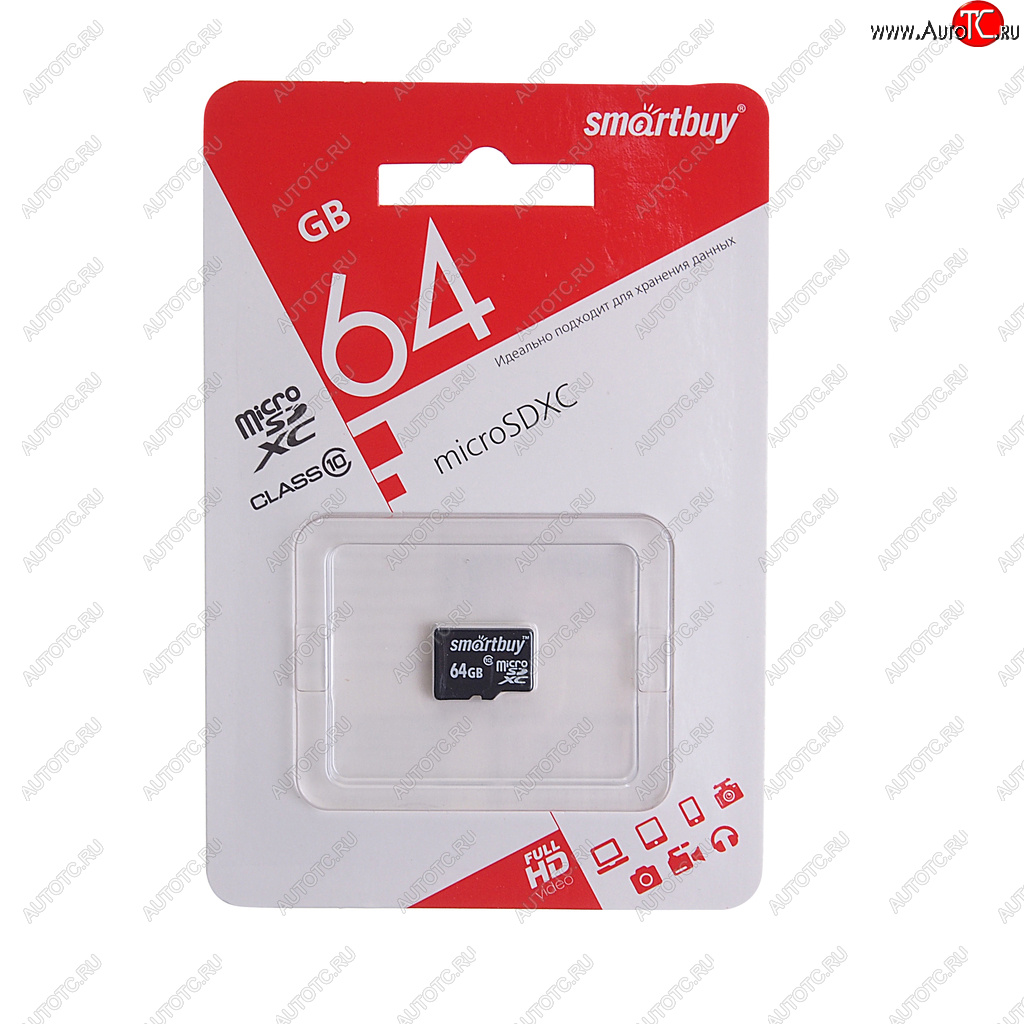 479 р. Карта памяти 64GB MicroSD class 10 SMART BUY SMART BUY sb64gbsdcl10-00le  с доставкой в г. Майкоп