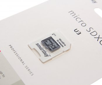 759 р. Карта памяти 64GB MicroSD class 10 + SD адаптер SMART BUY SMART BUY sb64gbsdcl10u3-01  с доставкой в г. Майкоп. Увеличить фотографию 2