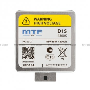 4 599 р. Лампа ксеноновая D1S 4300K бокс (1шт.) MTF MTF sbd1s4  с доставкой в г. Майкоп. Увеличить фотографию 4