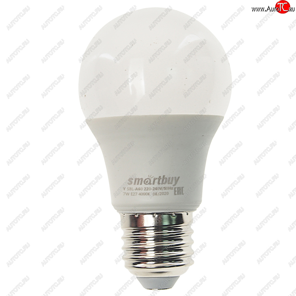 74 р. Лампа светодиодная E27 A60 7W (60W) 220V холодный SMART BUY SMART BUY sbl-a60-07-40k-e27-n  с доставкой в г. Майкоп