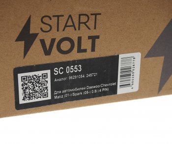 2 859 р. Катушка зажигания DAEWOO Matiz (05-08) STARTVOLT STARTVOLT sc0553  с доставкой в г. Майкоп. Увеличить фотографию 6