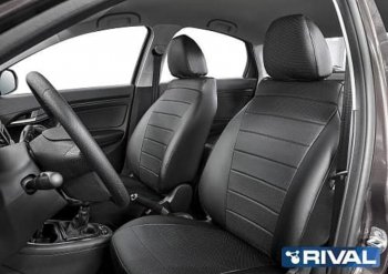 5 999 р. Авточехлы HYUNDAI Elantra седан (16-) экокожа черные комплект RIVAL RIVAL sc.2306.1 RIVAL sc.2306.1  с доставкой в г. Майкоп. Увеличить фотографию 2