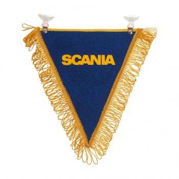 204 р. Вымпел SCANIA с бахромой на 2-х присосках АВТОРЕАЛ АВТОРЕАЛ scania АВТОРЕАЛ scania  с доставкой в г. Майкоп. Увеличить фотографию 1