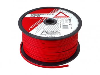 224 р. Кабель акустический 16Ga (2х1.5мм) 1м AURA AURA scc-3151 100м  с доставкой в г. Майкоп. Увеличить фотографию 1