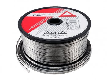 212 р. Кабель акустический 16Ga (2х1.5мм) 1м AURA AURA scc-315t 100м  с доставкой в г. Майкоп. Увеличить фотографию 1