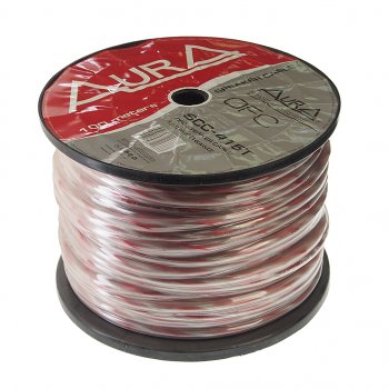 234 р. Кабель акустический 16Ga (2х1.5мм) 1м AURA AURA scc-415t 100м  с доставкой в г. Майкоп. Увеличить фотографию 1