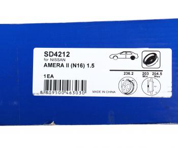 1 599 р. Барабан тормозной NISSAN Almera (N16) (00-) задний SANGSIN SANGSIN sd4212  с доставкой в г. Майкоп. Увеличить фотографию 4