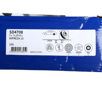 2 399 р. Диск тормозной SUBARU Forester (12-) задний (1шт.) SANGSIN SANGSIN sd4708  с доставкой в г. Майкоп. Увеличить фотографию 5
