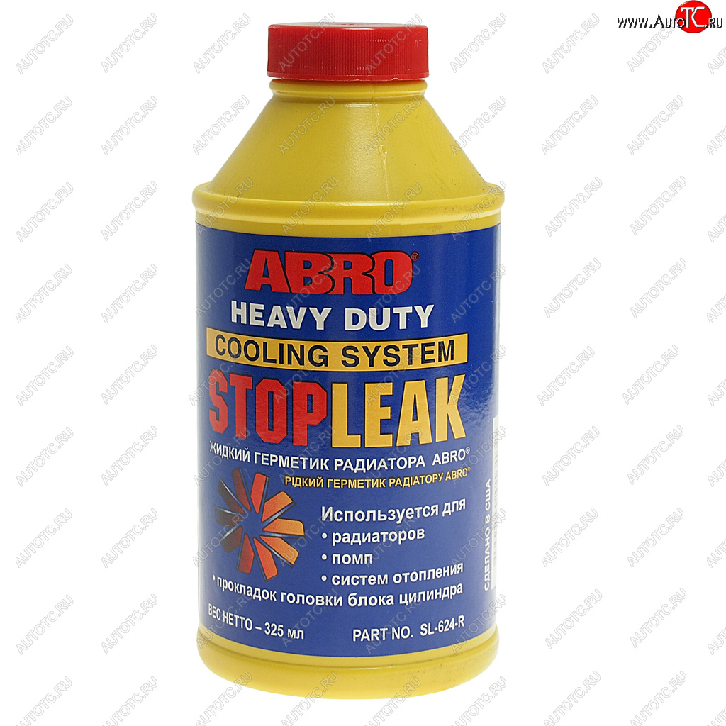 449 р. Герметик радиатора 325мл Stop Leak Liquid ABRO ABRO sl-624  с доставкой в г. Майкоп