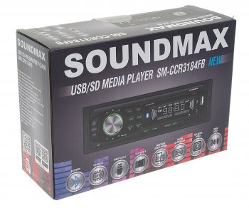 2 399 р. Магнитола автомобильная 1DIN 24V SOUNDMAX SOUNDMAX sm-ccr3184fb  с доставкой в г. Майкоп. Увеличить фотографию 4