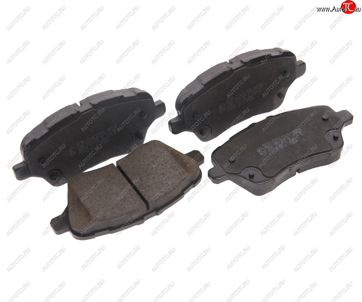 2 199 р. Колодки тормозные передние (4шт.) SANGSIN Ford Fiesta 6 седан рестайлинг (2012-2019)  с доставкой в г. Майкоп