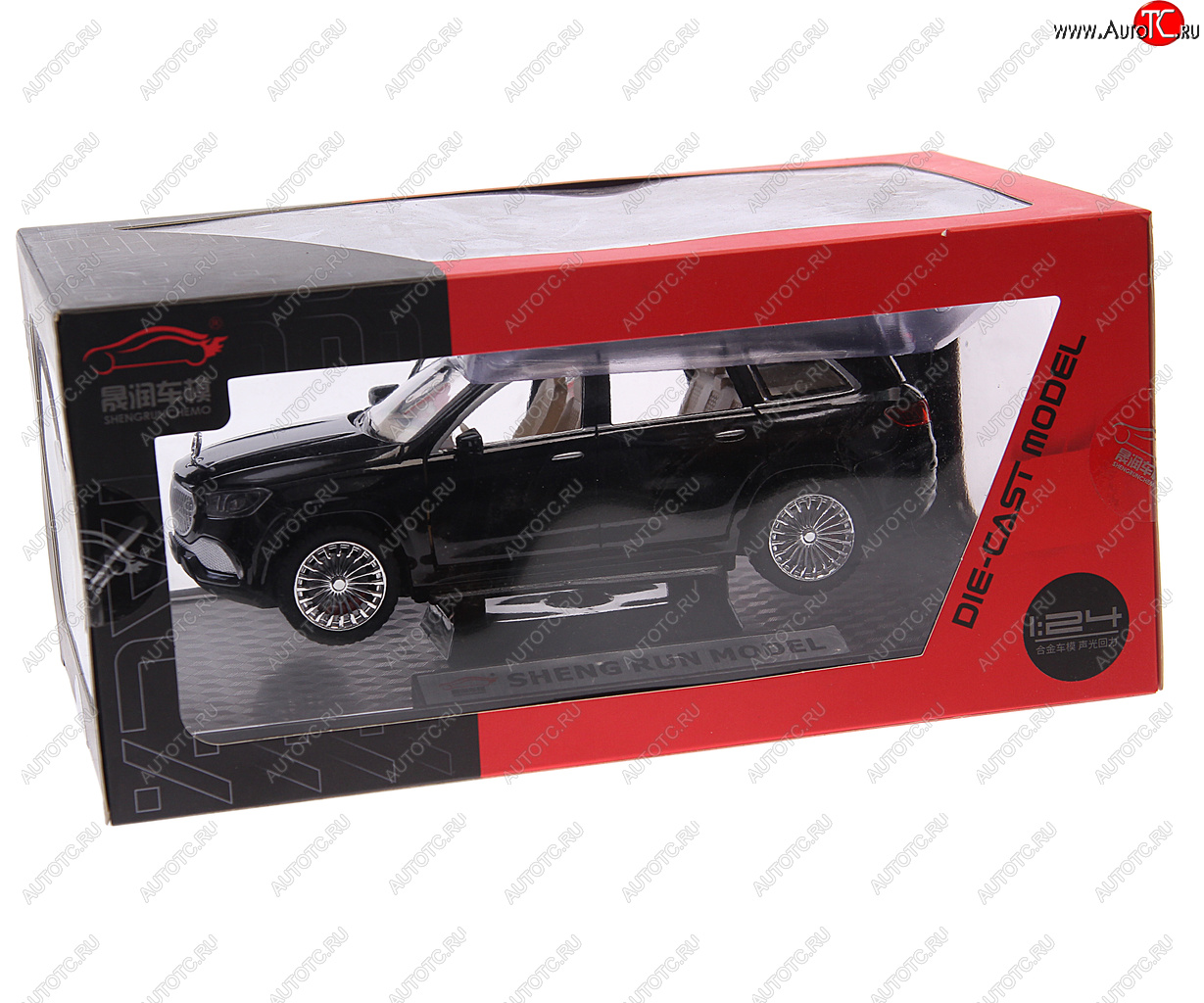 3 599 р. Модель автомобиля MERCEDES GLS 600 металлическая (1:24) (свет,звук) NO NAME sr2404  с доставкой в г. Майкоп