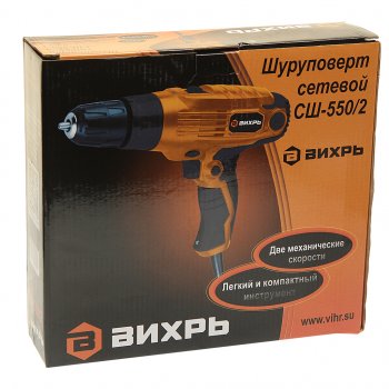 3 189 р. Шуруповерт сетевой 550Вт 34Нм 0-1800обмин. ВИХРЬ ВИХРЬ сш-5502  с доставкой в г. Майкоп. Увеличить фотографию 3