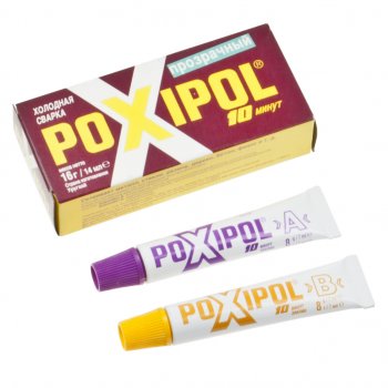 329 р. Клей эпоксидный двухкомпонентный прозрачный 14мл POXIPOL POXIPOL st02079  с доставкой в г. Майкоп. Увеличить фотографию 1
