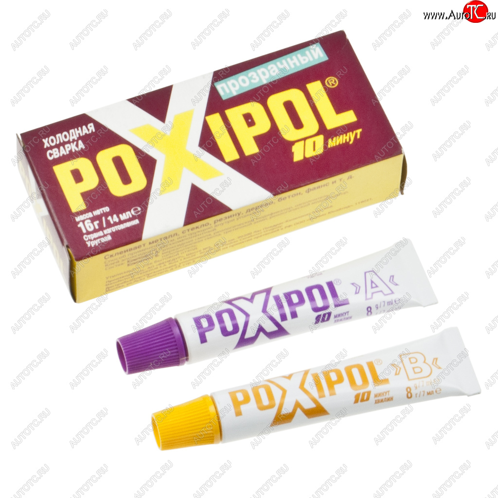 329 р. Клей эпоксидный двухкомпонентный прозрачный 14мл POXIPOL POXIPOL st02079  с доставкой в г. Майкоп