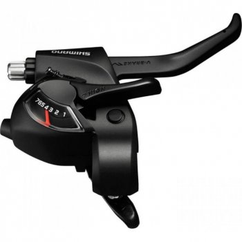 1 469 р. Шифтер велосипедный скоростной правый (7 скоростей) Tourney SHIMANO SHIMANO st-ef41-7r  с доставкой в г. Майкоп. Увеличить фотографию 1