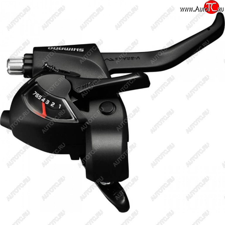 1 469 р. Шифтер велосипедный скоростной правый (7 скоростей) Tourney SHIMANO SHIMANO st-ef41-7r  с доставкой в г. Майкоп