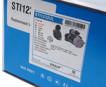 16 799 р. Стартер ЯМЗ-534,536 24В z=10 4.0кВт KRAUF KRAUF sti1232ul  с доставкой в г. Майкоп. Увеличить фотографию 4