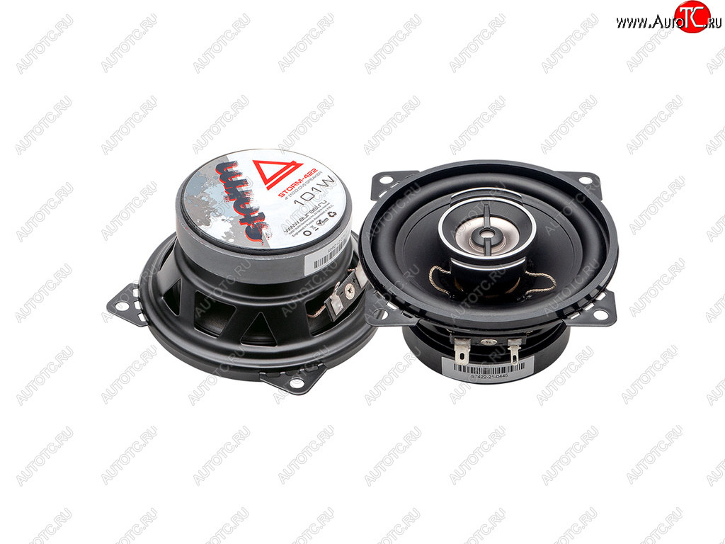2 379 р. Колонки коаксиальные (2-х полосные, Ø4 (10 см), 51 ВТ) AURA STORM-422 Mazda CX-3 DK рестайлинг (2018-2025)  с доставкой в г. Майкоп