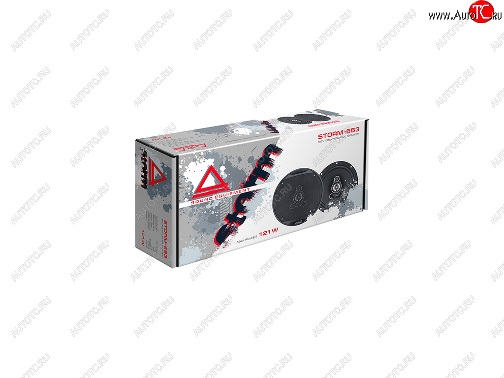 2 799 р. Колонки коаксиальные (3-х полосные, Ø6,5 (16 см), 61 ВТ) AURA STORM-653 Mazda CX-3 DK рестайлинг (2018-2025)  с доставкой в г. Майкоп