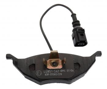 629 р. Колодки тормозные AUDI A2 (01-05) передние (4шт.) PAGID PAGID t1204  с доставкой в г. Майкоп. Увеличить фотографию 3