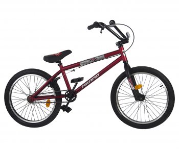 14 999 р. Велосипед 20 1-ск. BMX бордовый HILAND HILAND t19b603 a  с доставкой в г. Майкоп. Увеличить фотографию 6