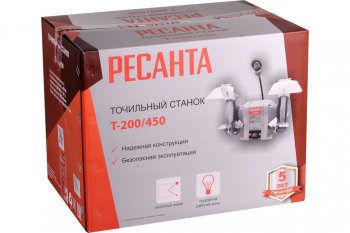 7 499 р. Точило 450Вт 200мм 2950обмин. РЕСАНТА РЕСАНТА т-200450  с доставкой в г. Майкоп. Увеличить фотографию 15
